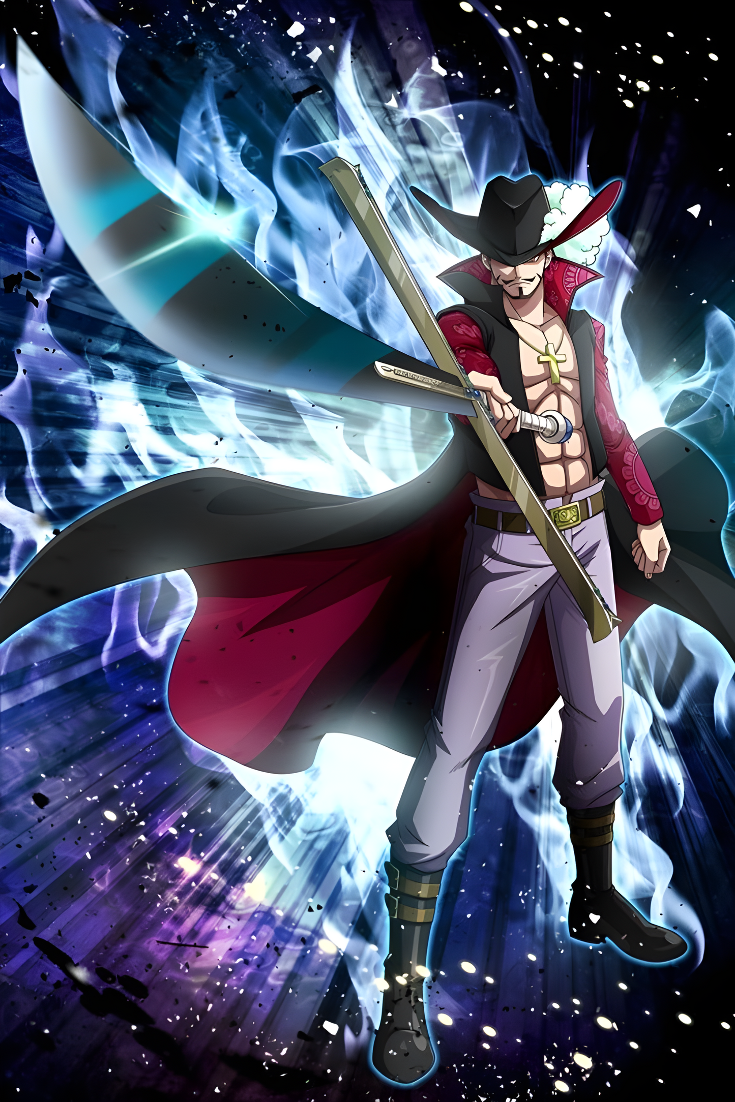 Dracule Mihawk One Piece Poster