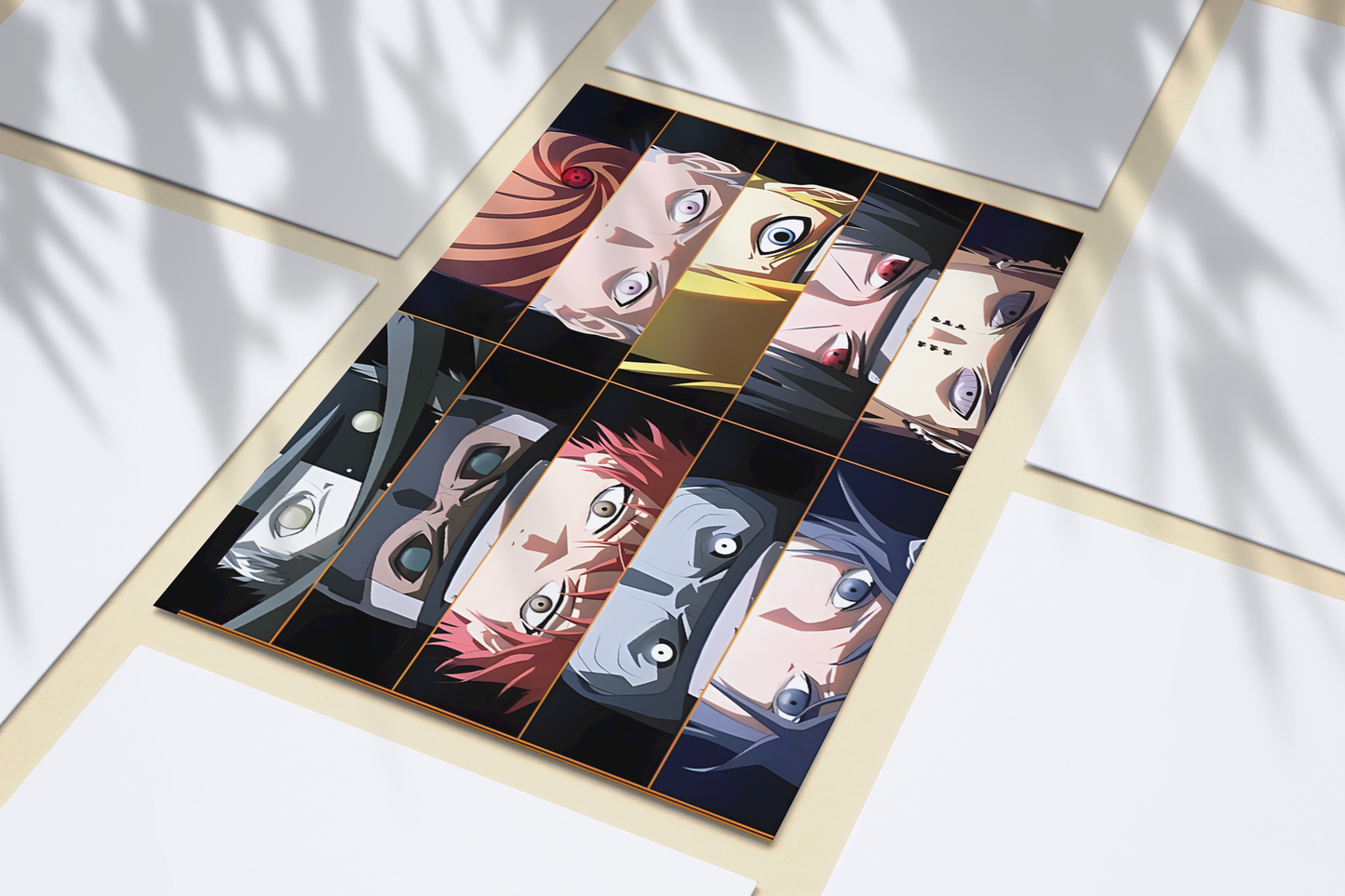 Akatsuki Members - Assemble of Shadows Poster