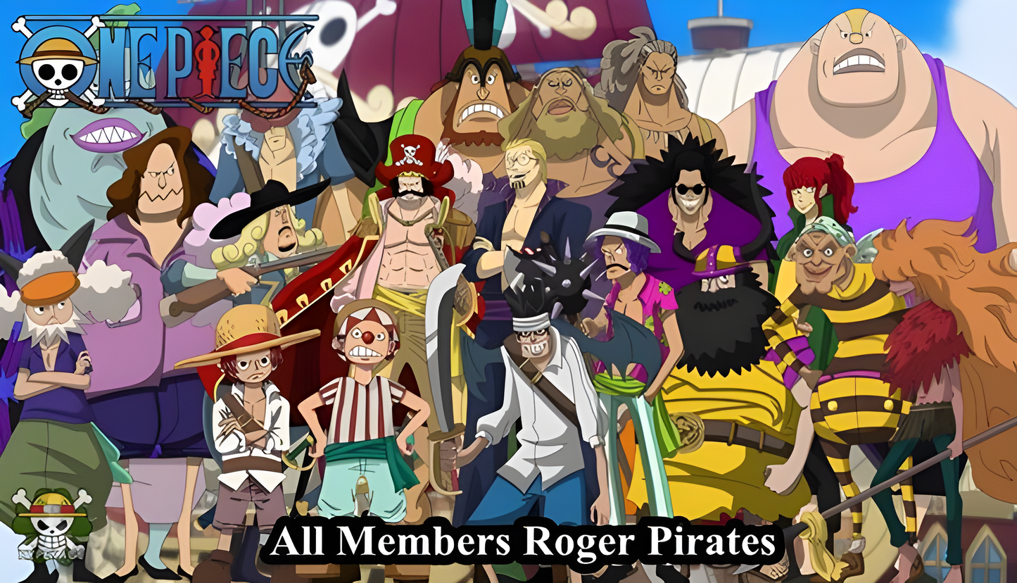 GOLD Roger Crew - Legends of the Grand Line Poster