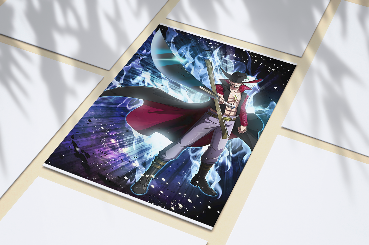 Dracule Mihawk One Piece Poster