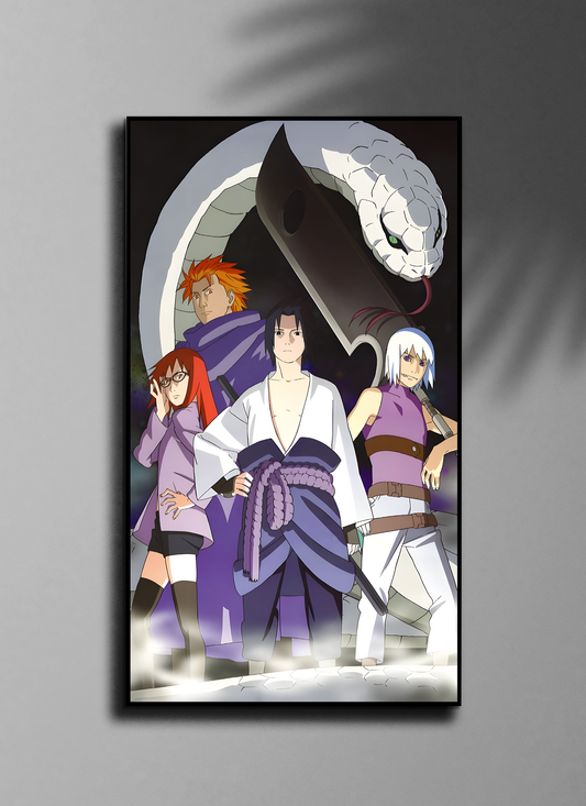 Naruto: The Taka - Sasuke's Ruthless Team Poster