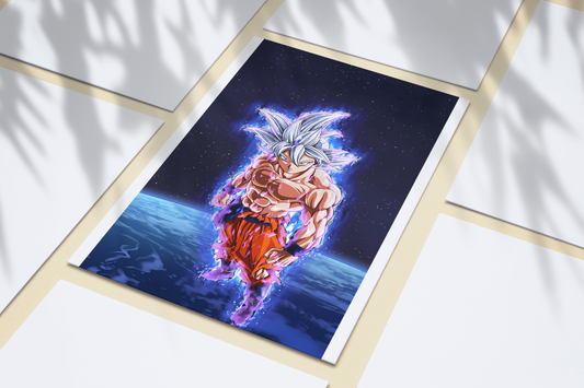 Goku's Ascension: Mastered Ultra Instinct Poster