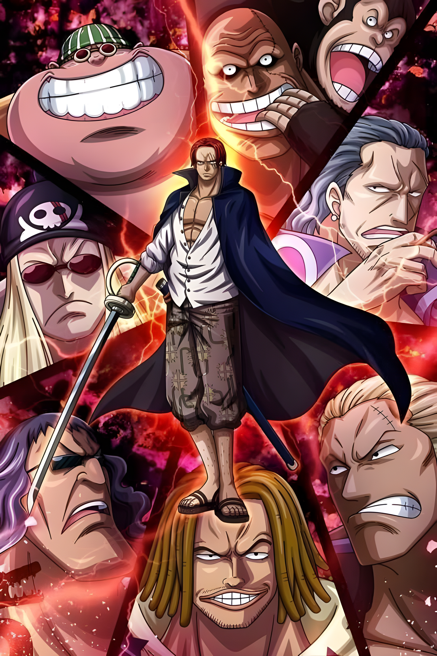 One Piece: Red Hair Pirates - Legendary Pirate Crew Poster