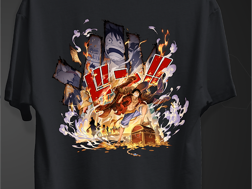 Straw Hats - One Piece Oversized Anime Printed T-Shirt